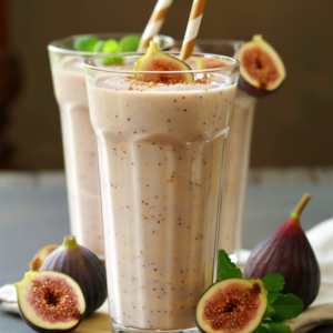 Two tall glasses of our Avocado Green Dream, each elegantly garnished with a luscious fig and eco-friendly paper straws, stand proudly on the table. Surrounding them are vibrant fresh figs, crisp mint leaves, and perfectly sliced avocado, all arranged in an inviting and eye-catching display. Bursting with goodness, this refreshing smoothie is not just a treat for the taste buds but a celebration of health and freshness. At Zestful Blends, we prioritize both your well-being and our planet's future by offering nutrient-rich fruit salads, revitalizing juices, delectable snacks, energizing smoothies like these beauties, whole fruit packs brimming with natural flavors, and irresistible desserts—all thoughtfully crafted to deliver unmatched quality from farm to table.