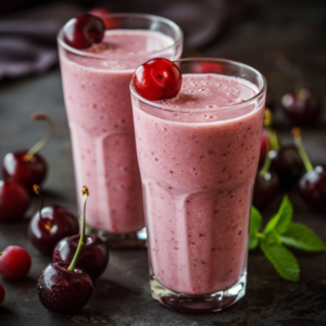 Two tall glasses of our creamy Avocado Green Dream, each crowned with a luscious, plump cherry. Surrounding the glasses are fresh cherries and sprigs of mint, adding vibrant bursts of color to the dark surface. This delightful scene showcases the dreamy blend of cherries and mint, offering a tempting invitation to savor every sip. Experience Zestful Blends' commitment to health and freshness with each nutrient-packed serving—bursting with goodness from nature's finest ingredients. Plus, enjoy peace of mind knowing our eco-friendly practices ensure sustainability in every delicious product you indulge in.