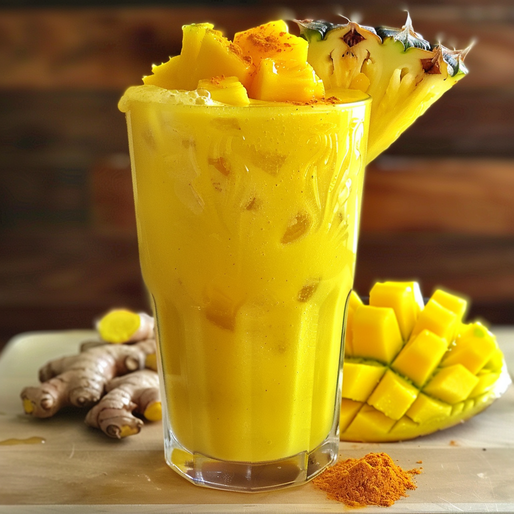 Tropical Turmeric Cooler Smoothie-2