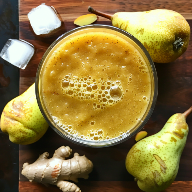 Golden Pear Ginger Smoothie-2