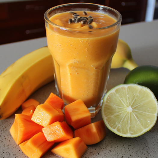 Papaya Sunshine Smoothie-2